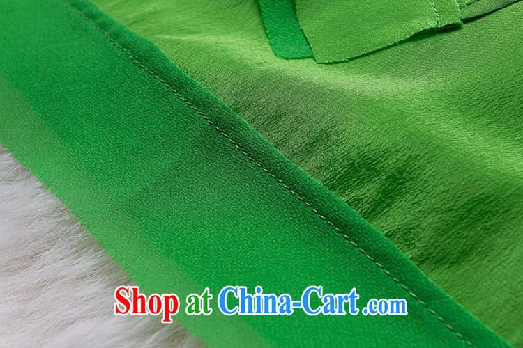 hamilton the European site casual stylish silk upscale blouses summer 2015 new female T shirt with color chains green L pictures, price, brand platters! Elections are good character, the national distribution, so why buy now enjoy more preferential! Health