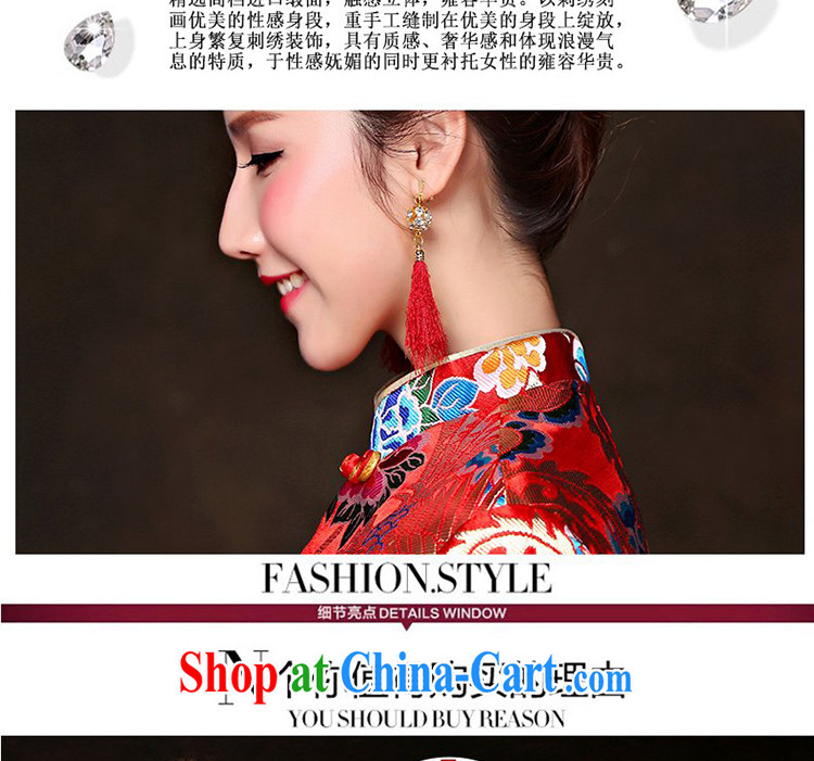 White home about retro wedding dresses women marry Chinese clothing bridal dresses 2015 new toast serving short spring and summer red XXL pictures, price, brand platters! Elections are good character, the national distribution, so why buy now enjoy more preferential! Health
