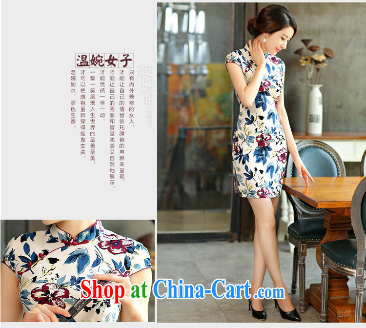 Princess Diana, 2015 new cheongsam dress summer basket stamp duty the retro improved cultivation, short-day qipao L 0209 pictures, price, brand platters! Elections are good character, the national distribution, so why buy now enjoy more preferential! Health