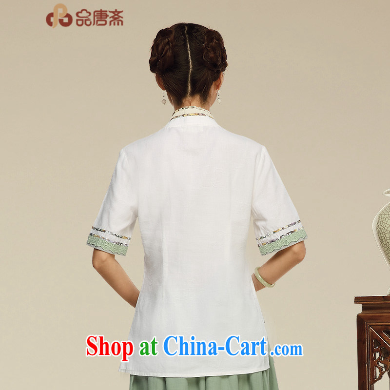 Mr Henry Tang, Id al-Fitr Original Design improved cheongsam dress cotton Ma T-shirt China wind daily linen Chinese, summer tea serve retreat serving picture color XL, Tang ID al-Fitr, on-line shopping