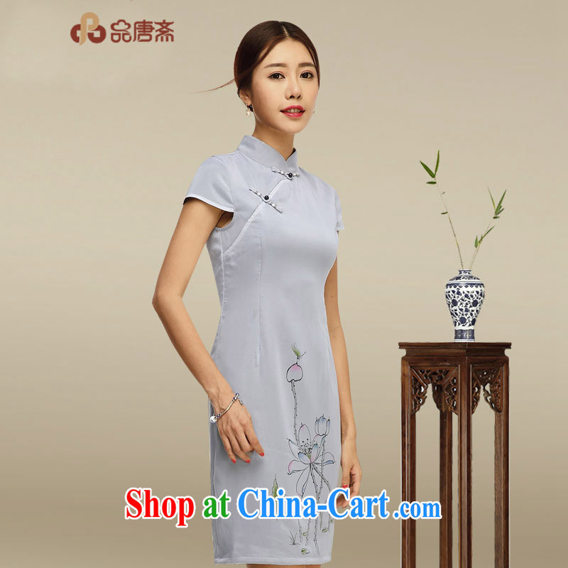 Mr Henry Tang, Id al-Fitr 2015 summer new, improved package and cheongsam dress Art Nouveau female cheongsam dress picture color XL, Tang ID al-Fitr, shopping on the Internet