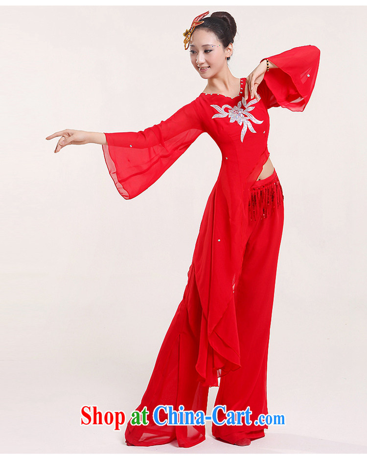 New Ta Kwu opening dancing stage sets, costumes, old yangko Clothing & Dance clothing exercise clothing classical dance national costumes with stage performances serving red XS pictures, price, brand platters! Elections are good character, the national distribution, so why buy now enjoy more preferential! Health
