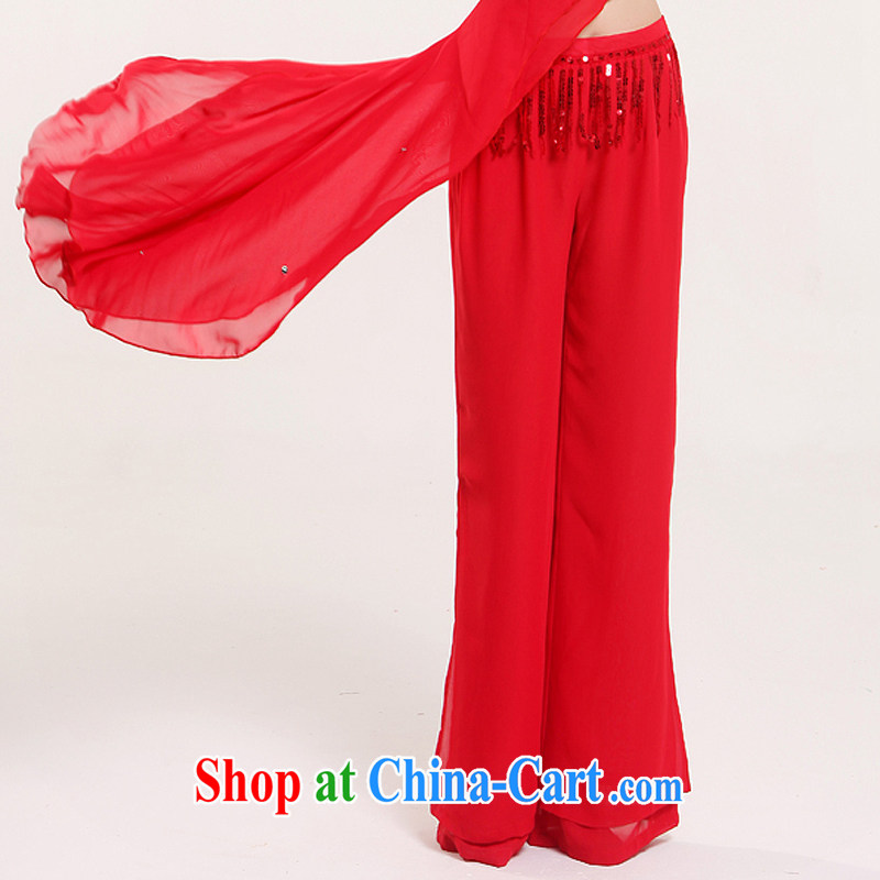 New TA opening dancing stage sets, costumes, old yangko clothing & Dance clothing exercise clothing classical dance national costumes with stage performances serving red XS, diffuse Connie married clothing, and shopping on the Internet
