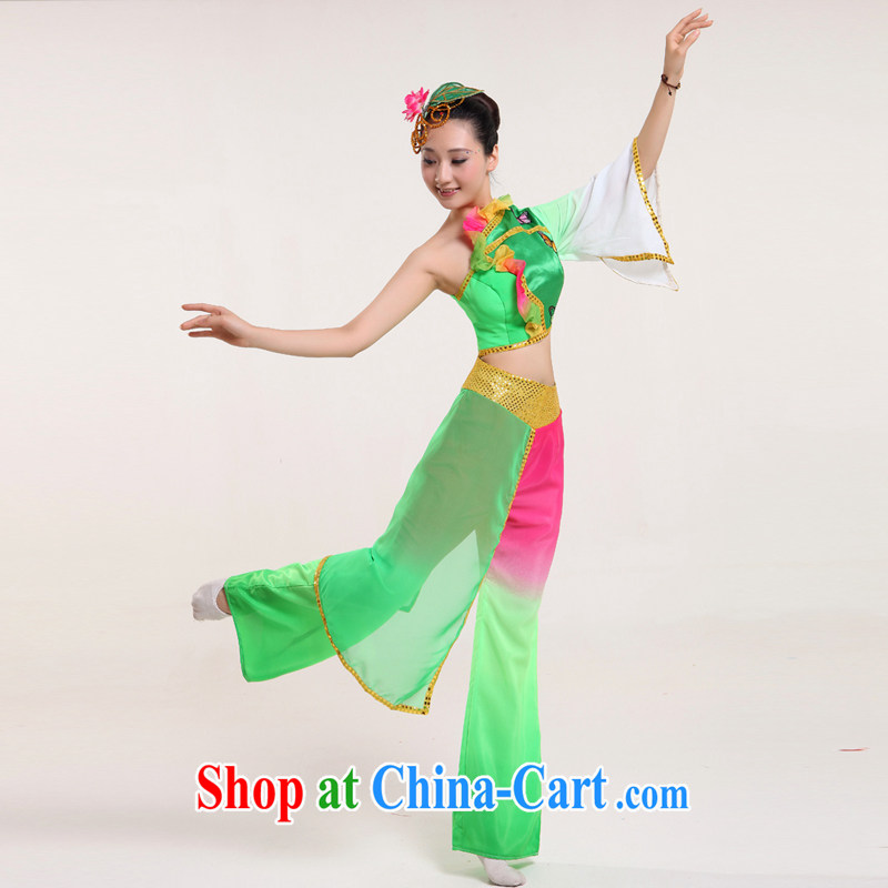 Yangge service 2015 new spring yangko performances serving serving modern dance clothing long sleeved ethnic dance clothing ethnic modern square dance clothing picture color XS, diffuse Connie married Yi, and shopping on the Internet