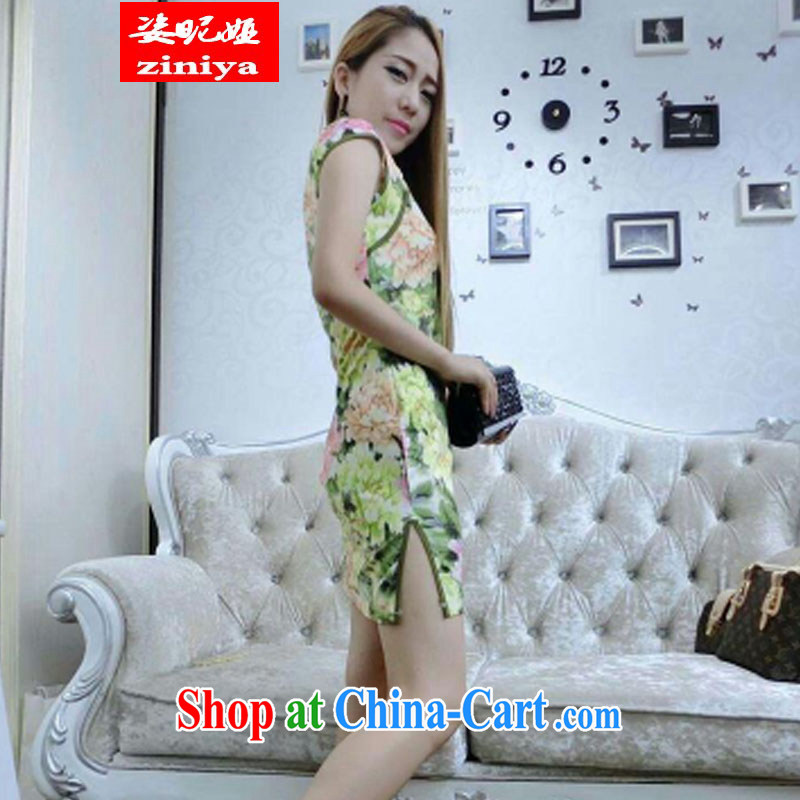 Colorful nickname Julia 2015 new retro sexy night dress on the truck graphics thin beauty package dresses and tight-fitting dresses picture color L, colorful nicknames, and shopping on the Internet