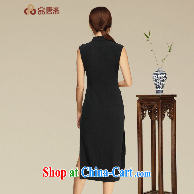 Mr Henry Tang, Id al-Fitr original design high-end retro daily the waist cheongsam dress 2015 summer new improved stylish cotton the cheongsam dress picture color XL, Tang ID al-Fitr, shopping on the Internet