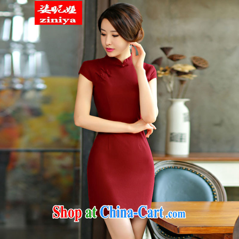 Colorful nickname Julia 2015 new summer wear solid-colored minimalist republic of arts, cultivating improved Chinese Dress XXL Uhlans on, colorful nicknames, and shopping on the Internet