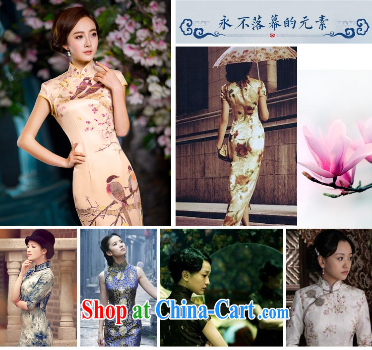 Love Life, for retro 2015 summer new, stylish flower cultivation video thin package and cheongsam picture color XL pictures, price, brand platters! Elections are good character, the national distribution, so why buy now enjoy more preferential! Health