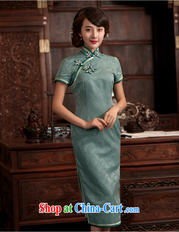 Birds love the pixel if the 2015 new summer dresses stylish and elegant elegant antique long Silk Cheongsam QD 760 figure XXL pictures, price, brand platters! Elections are good character, the national distribution, so why buy now enjoy more preferential! Health