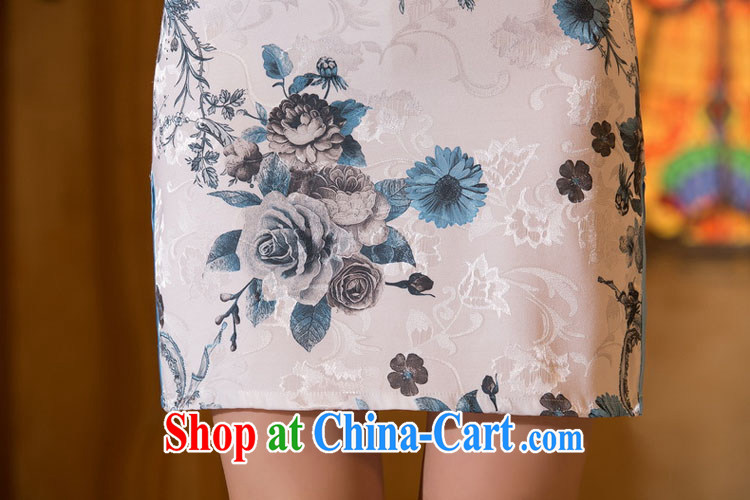 Property is property, sexy cheongsam dress 2015 new spring and summer cultivation improved retro daily short dresses jacquard cotton cheongsam dress picture color XL pictures, price, brand platters! Elections are good character, the national distribution, so why buy now enjoy more preferential! Health