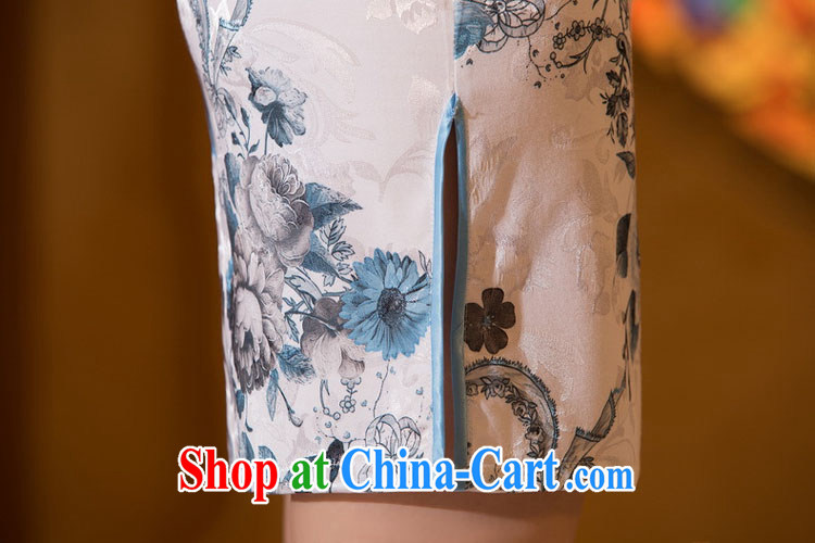 Property is property, sexy cheongsam dress 2015 new spring and summer cultivation improved retro daily short dresses jacquard cotton cheongsam dress picture color XL pictures, price, brand platters! Elections are good character, the national distribution, so why buy now enjoy more preferential! Health