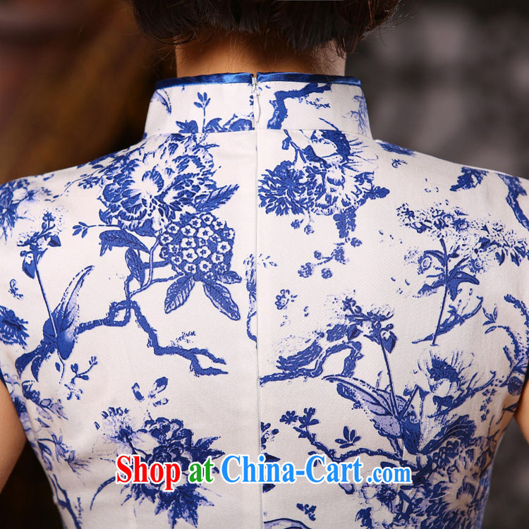A Chinese qipao new improved stylish beauty Art Nouveau porcelain was short cheongsam dress, older dresses picture color XL pictures, price, brand platters! Elections are good character, the national distribution, so why buy now enjoy more preferential! Health