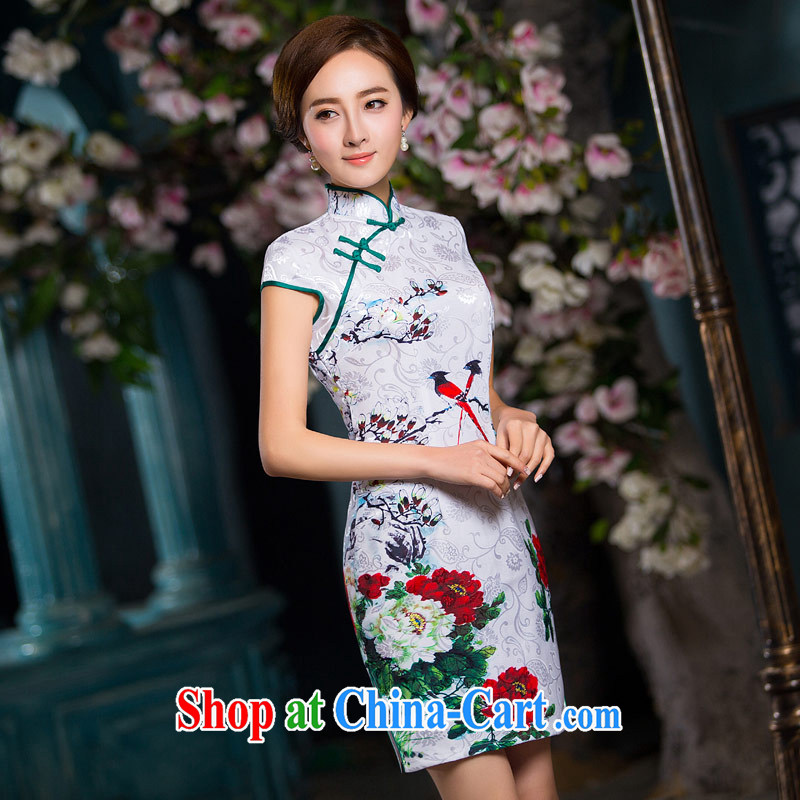 Love Life retro, a field for 2015 summer new bird stamp duty cultivating graphics thin daily outfit pictures color XXL, love life, and shopping on the Internet