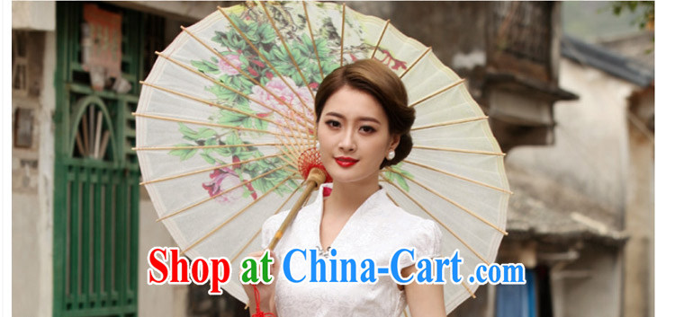 The card is still (YERCARSEN) 2015 new Stylish retro improved cheongsam dress white S pictures, price, brand platters! Elections are good character, the national distribution, so why buy now enjoy more preferential! Health