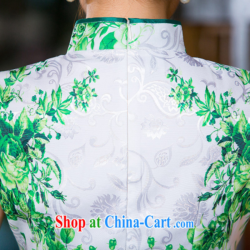 Love On The temporal retro elegant 2015 summer new literary field for water droplets for stamp duty cultivating cheongsam picture color XXL, love life, and shopping on the Internet