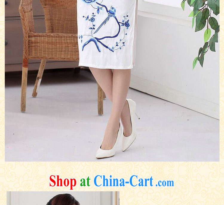 Find Sophie summer, new outfit, Ms. cotton embroidered improved Chinese, short-sleeved beauty, long, daily goods such as the color 2 XL pictures, price, brand platters! Elections are good character, the national distribution, so why buy now enjoy more preferential! Health