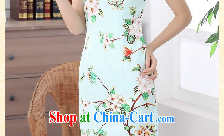 Spend figure, Ms. summer dresses with new Chinese Chinese improved, for a tight silk retro elegant short cheongsam dress such as the color 2 XL pictures, price, brand platters! Elections are good character, the national distribution, so why buy now enjoy more preferential! Health