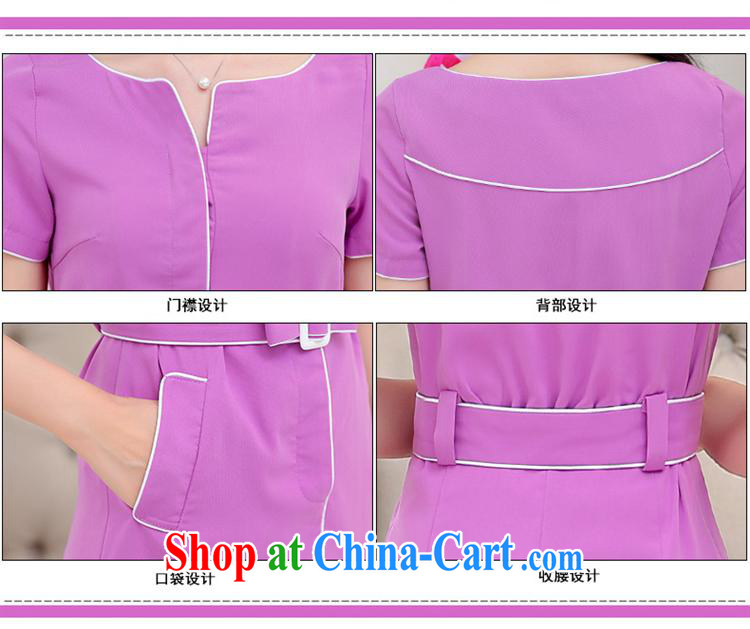 Orange Ngai advisory committee * 2015 summer new beautician Workwear Workwear dresses beauty salon clothing regimen Museum jewelry uniform purple dress XXXL pictures, price, brand platters! Elections are good character, the national distribution, so why buy now enjoy more preferential! Health