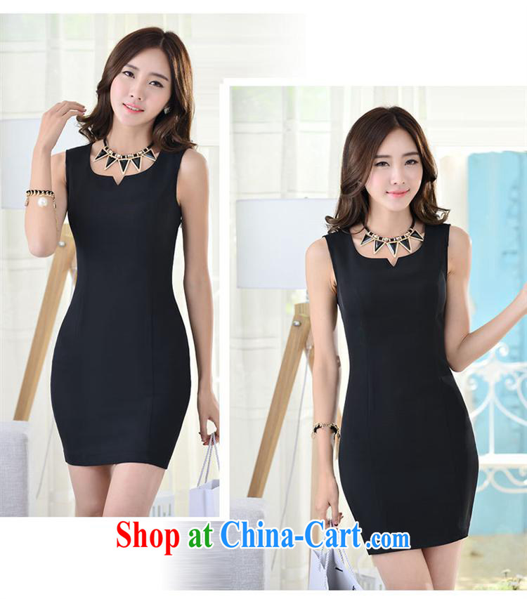 Orange Ngai advisory committee * 2015 new summer career women OL stylish sleeveless vest dresses office solid black skirt XXXL pictures, price, brand platters! Elections are good character, the national distribution, so why buy now enjoy more preferential! Health
