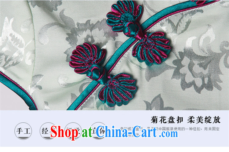 Wind turbine sporting cheongsam dress improved modern day Chinese Dress style stylish and elegant Chinese qipao 5234 5234 fancy XXL pictures, price, brand platters! Elections are good character, the national distribution, so why buy now enjoy more preferential! Health