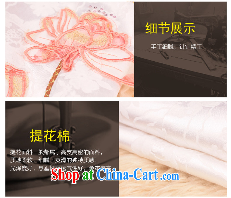 No point qp 2015 dresses New Spring, Summer fashion improved solid-colored Lotus ladies retro embroidery dresses white XXXL pictures, price, brand platters! Elections are good character, the national distribution, so why buy now enjoy more preferential! Health