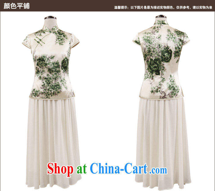 Bird lovers of amphibious sent 2015 new summer uniforms, Chinese wind heavy silk Chinese antique dresses T-shirt girl QD 767 figure XXL pictures, price, brand platters! Elections are good character, the national distribution, so why buy now enjoy more preferential! Health
