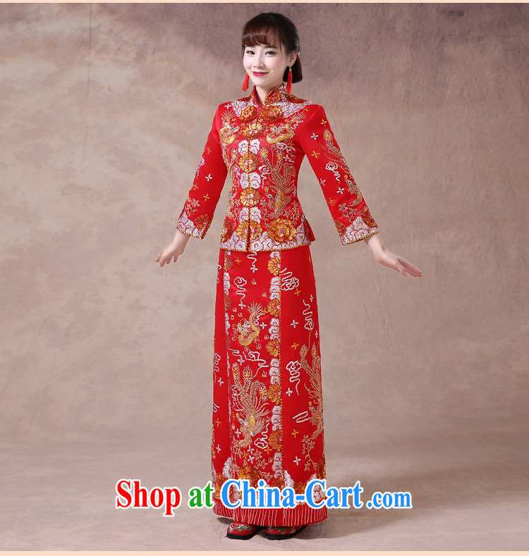 Use Phoenix dress bridal toast clothing wedding dress red Chinese wedding retro married Yi 2015 new dresses summer red L, pictures, price, brand platters! Elections are good character, the national distribution, so why buy now enjoy more preferential! Health