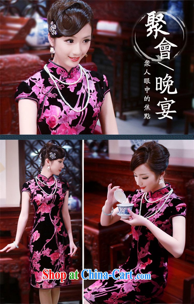 Ruyi style in a new, improved 2015 cheongsam dress high-end wool MOM Women's clothes cheongsam dress 0065 new 0065 fancy XXL pictures, price, brand platters! Elections are good character, the national distribution, so why buy now enjoy more preferential! Health