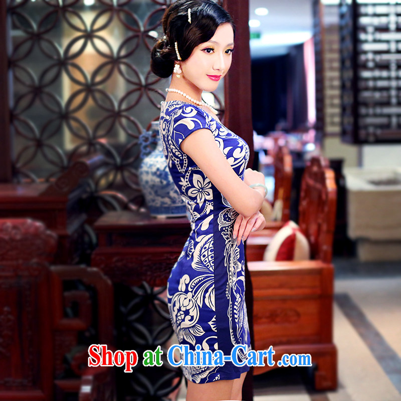 ruyi, 2015 new female improved stylish everyday summer aura, living and leisure goods 4117 new 4117 blue XXL sporting, wind, shopping on the Internet