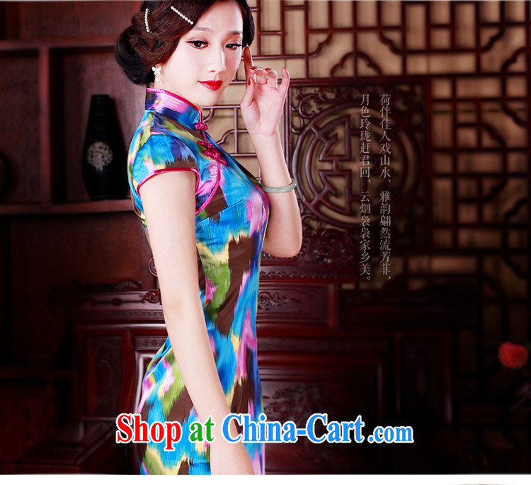 Wind Sporting Goods day 5 color Chinese stamp retro, stylish improved cheongsam dress 2082 new 2082 fancy XL pictures, price, brand platters! Elections are good character, the national distribution, so why buy now enjoy more preferential! Health