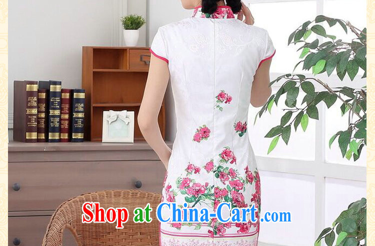 spend the summer with new female cheongsam Chinese Chinese improved, for a tight jacquard cotton style short cheongsam dress such as the color 2 XL pictures, price, brand platters! Elections are good character, the national distribution, so why buy now enjoy more preferential! Health