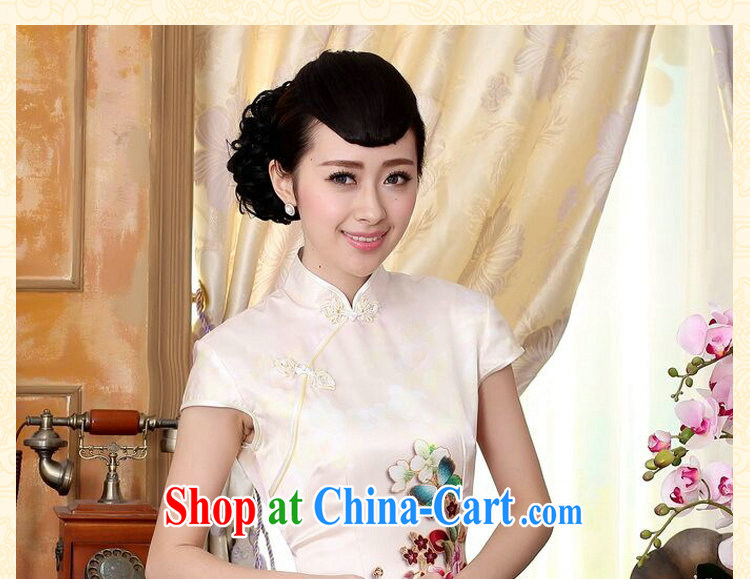 Dan smoke new summer colors of autumn Peony heavy silk positioning poster sauna silk stretch Satin dinner short cheongsam dress Wan-Kennedy Peony 2 XL pictures, price, brand platters! Elections are good character, the national distribution, so why buy now enjoy more preferential! Health
