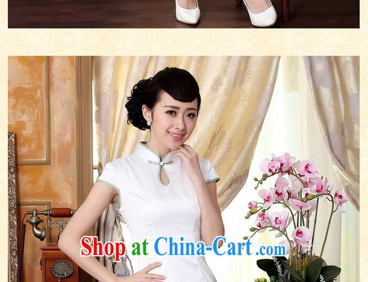 spend the summer new female qipao Cheong Wa Dae Lin water droplets I should be grateful if you short-sleeved in cultivating long double dinner cheongsam dress such as the color 2 XL pictures, price, brand platters! Elections are good character, the national distribution, so why buy now enjoy more preferential! Health