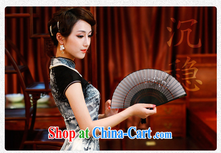Ruyi style in a new, 2015 cheongsam dress stylish stamp daily retro high-end cheongsam dress 4339 new 4339 purple XXL pictures, price, brand platters! Elections are good character, the national distribution, so why buy now enjoy more preferential! Health
