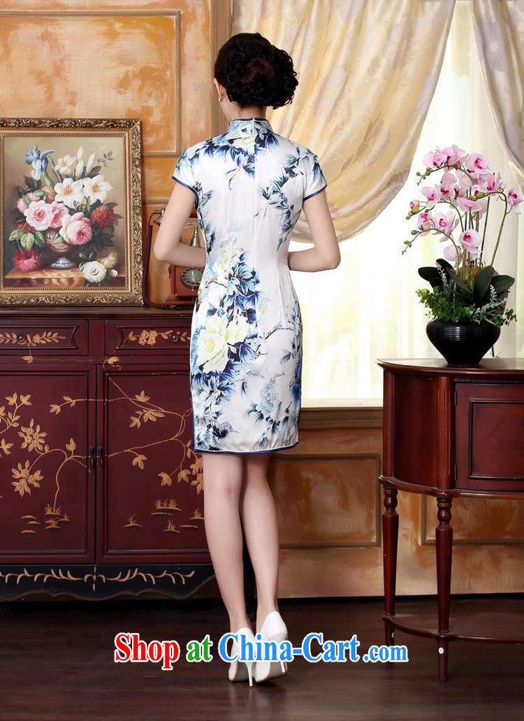 According to fuser stylish new ladies retro Ethnic Wind improved qipao, for a tight beauty short Chinese qipao dress LGD/Z #0025 figure 2 XL pictures, price, brand platters! Elections are good character, the national distribution, so why buy now enjoy more preferential! Health