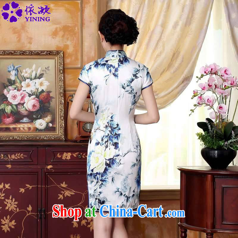 According to fuser stylish new ladies retro Ethnic Wind improved qipao, for a tight beauty short Chinese qipao dress LGD/Z 0025 #such as figure 2 XL, fuser, and shopping on the Internet