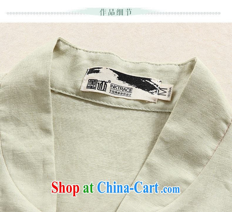 Ink summer new cotton the improved Chinese Ethnic Wind Chinese Han-hand-painted Lotus T-shirt retreat serving tea service M Tsing XXL pictures, price, brand platters! Elections are good character, the national distribution, so why buy now enjoy more preferential! Health