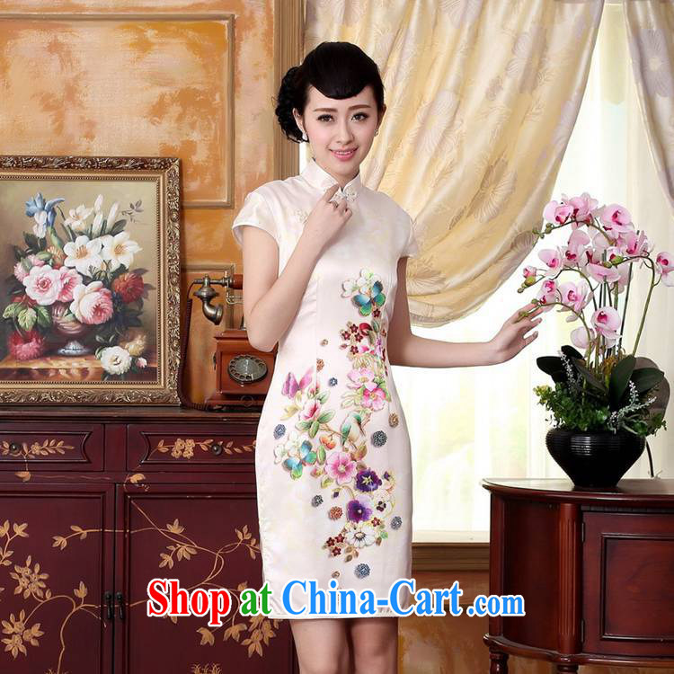 In accordance with the conditions and in summer and stylish new ladies retro improved Chinese, for a tight cultivating short-sleeved Chinese cheongsam dress LGD/Z #0024 figure 2 XL pictures, price, brand platters! Elections are good character, the national distribution, so why buy now enjoy more preferential! Health