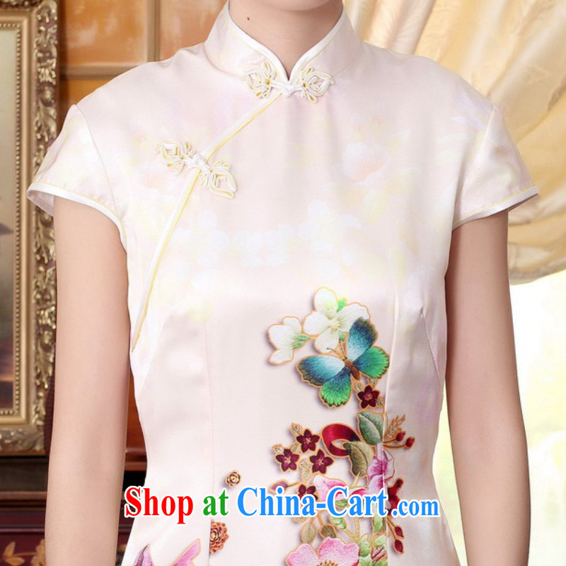 In accordance with the conditions and in summer and stylish new ladies retro improved Chinese, for a tight cultivating short-sleeved Chinese cheongsam dress LGD/Z 0024 #as figure 2 XL, in accordance with the situation, and to shop on the Internet