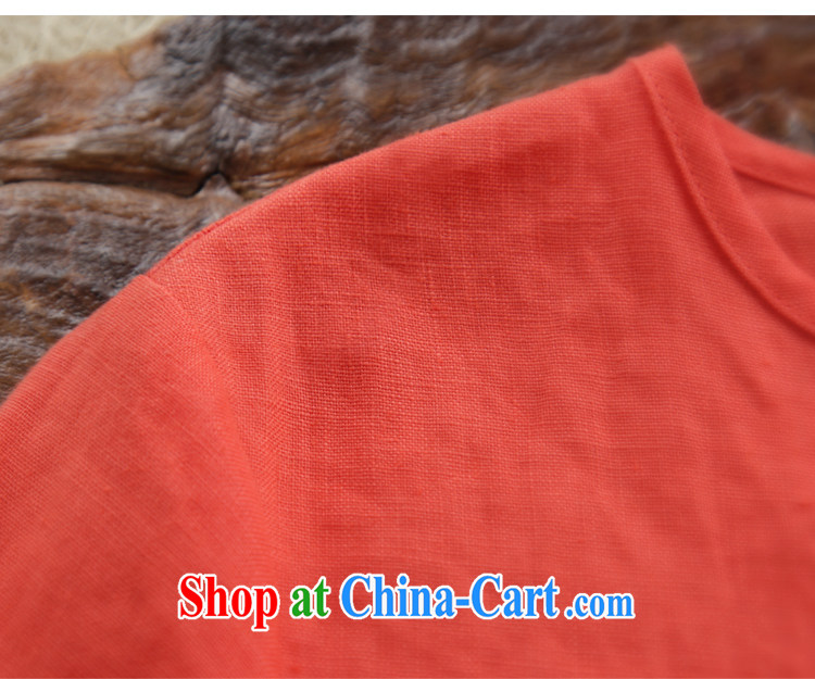 Mahogany oriole ink 2015 cotton the original relaxed linen Girls fall the arts, cotton Ma ethnic wind red-orange red XXL pictures, price, brand platters! Elections are good character, the national distribution, so why buy now enjoy more preferential! Health