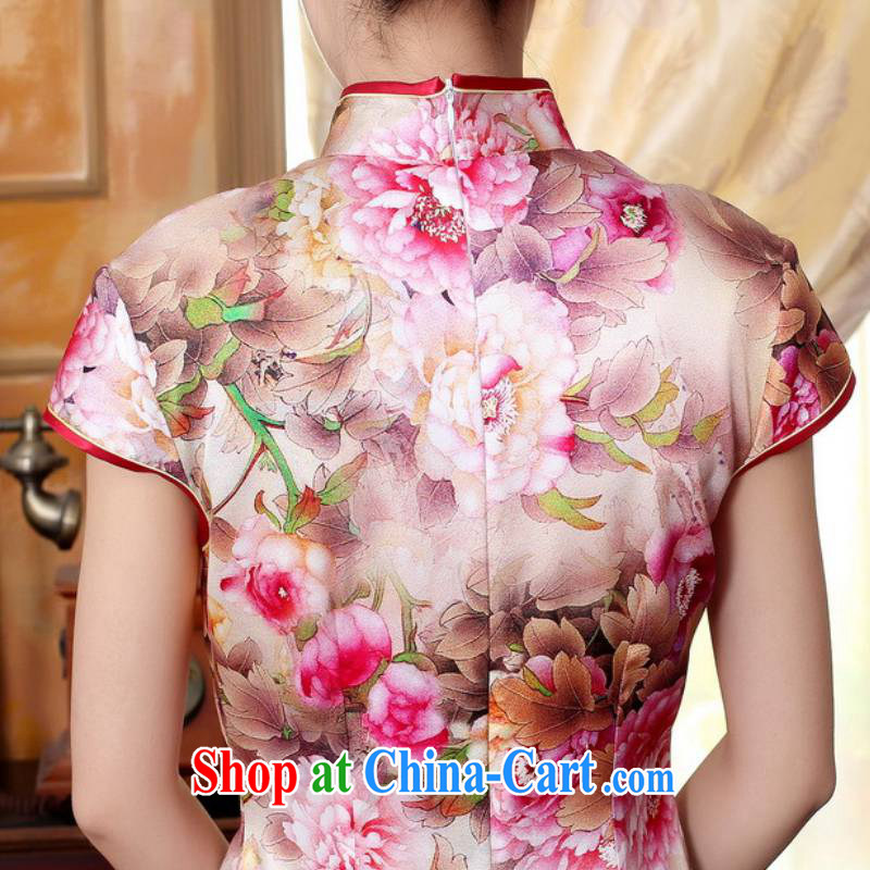In accordance with the conditions in summer and stylish new ladies retro Ethnic Wind improved tang on the collar-tie cultivating short-sleeved Chinese cheongsam dress LGD/Z 0022 figure 2 XL, according to the situation, and, shopping on the Internet