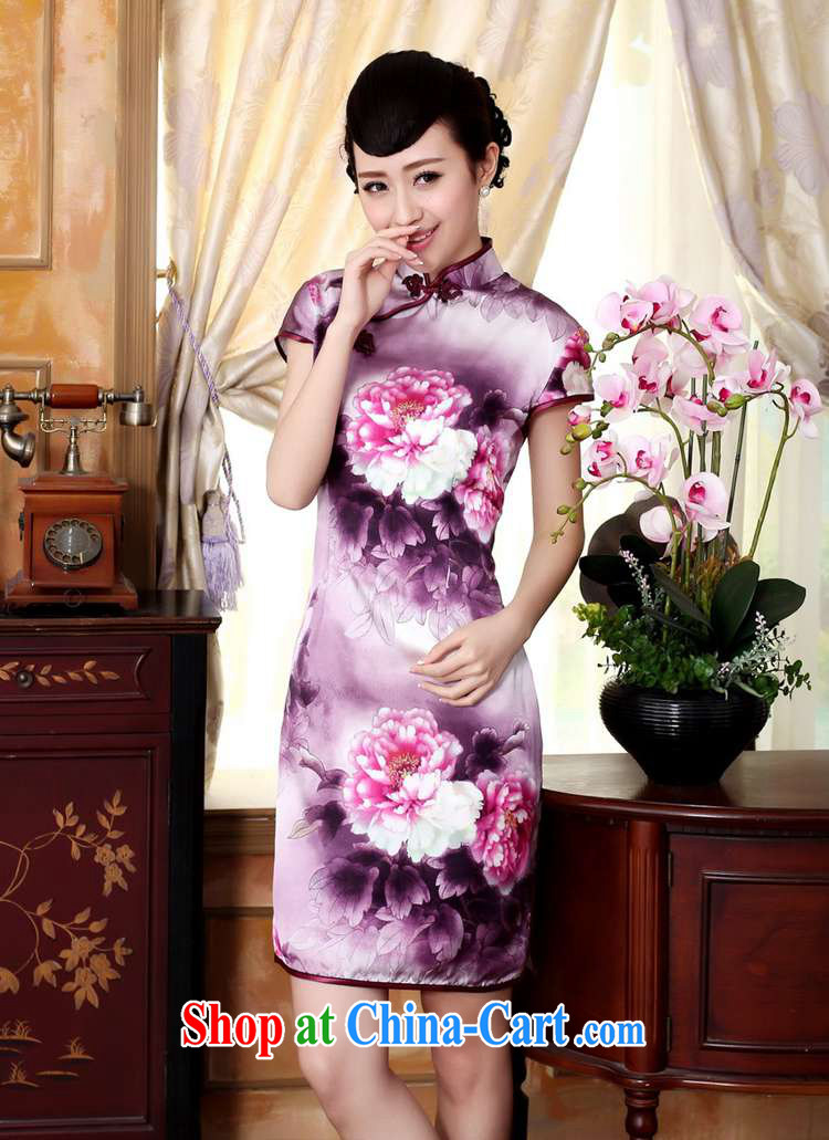 According to fuser summer stylish new ladies retro ethnic wind Tang with the collar is tight poster beauty short-sleeved Chinese cheongsam dress LGD/Z #0023 figure 2 XL pictures, price, brand platters! Elections are good character, the national distribution, so why buy now enjoy more preferential! Health