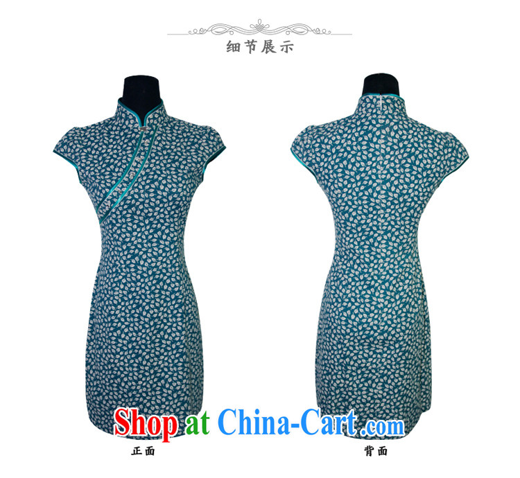ruyi, 2015 new spring and summer beauty qipao dresses improved stylish short linen dresses 5017 new 5017 fancy XXL pictures, price, brand platters! Elections are good character, the national distribution, so why buy now enjoy more preferential! Health