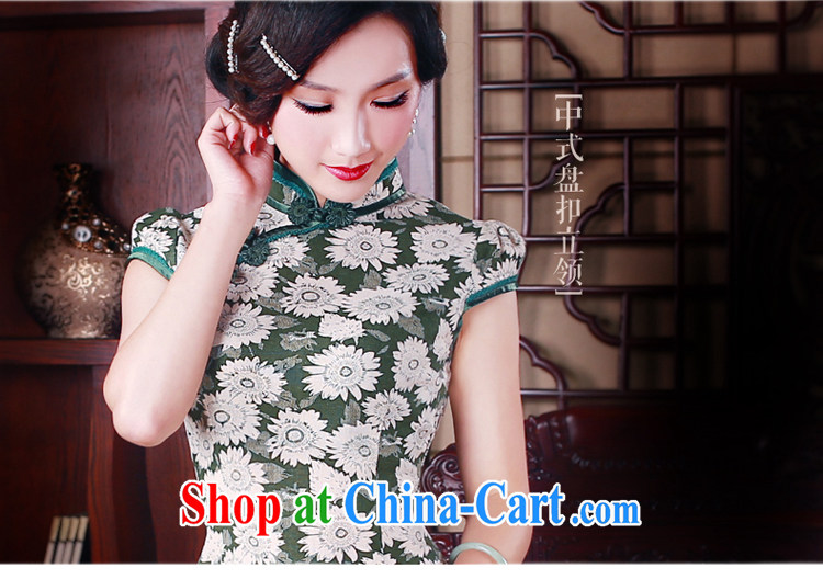 Sporting high-end cotton the cheongsam dress short stylish daily improved retro dresses dresses 5092 new 5092 fancy XXL pictures, price, brand platters! Elections are good character, the national distribution, so why buy now enjoy more preferential! Health