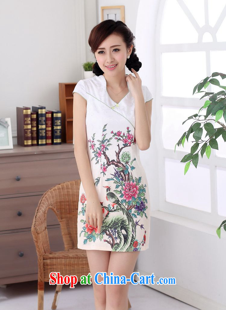 In accordance with the conditions in summer and stylish new ladies retro improved jacquard cultivating short Chinese qipao dress LGD/D #0316 figure 2 XL pictures, price, brand platters! Elections are good character, the national distribution, so why buy now enjoy more preferential! Health