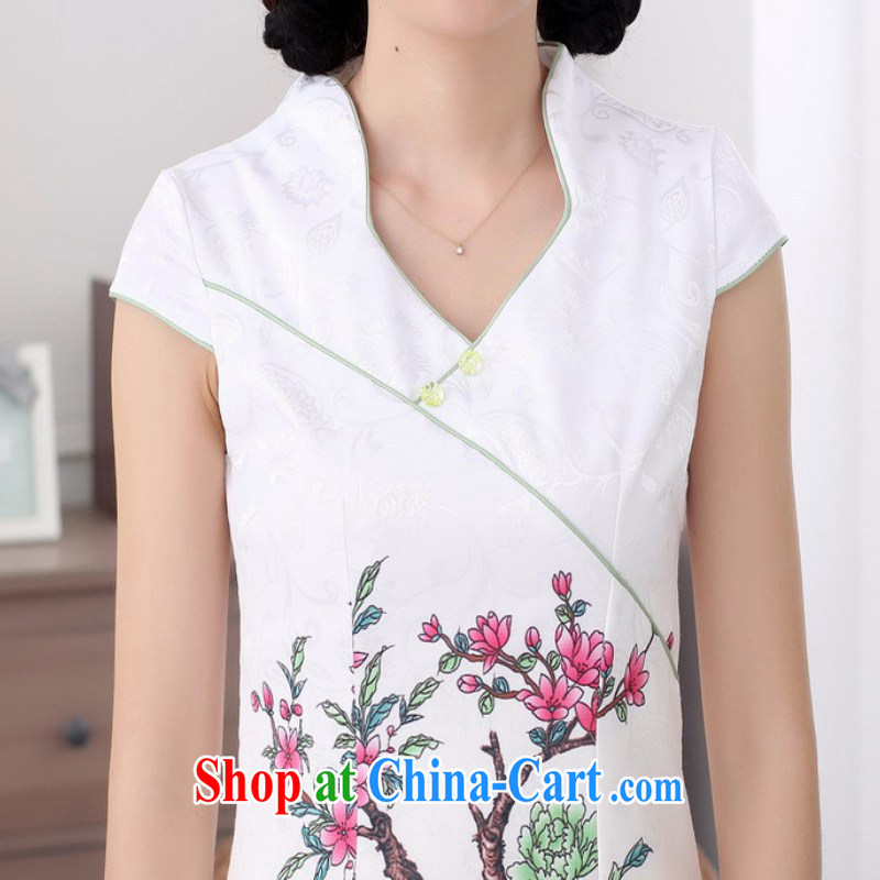 In accordance with the conditions in summer and stylish new ladies retro improved jacquard cultivating short Chinese qipao dress LGD/D #0316 figure 2 XL, affection, and, shopping on the Internet