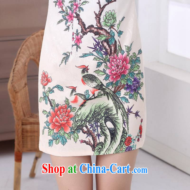 In accordance with the conditions in summer and stylish new ladies retro improved jacquard cultivating short Chinese qipao dress LGD/D #0316 figure 2 XL, affection, and, shopping on the Internet