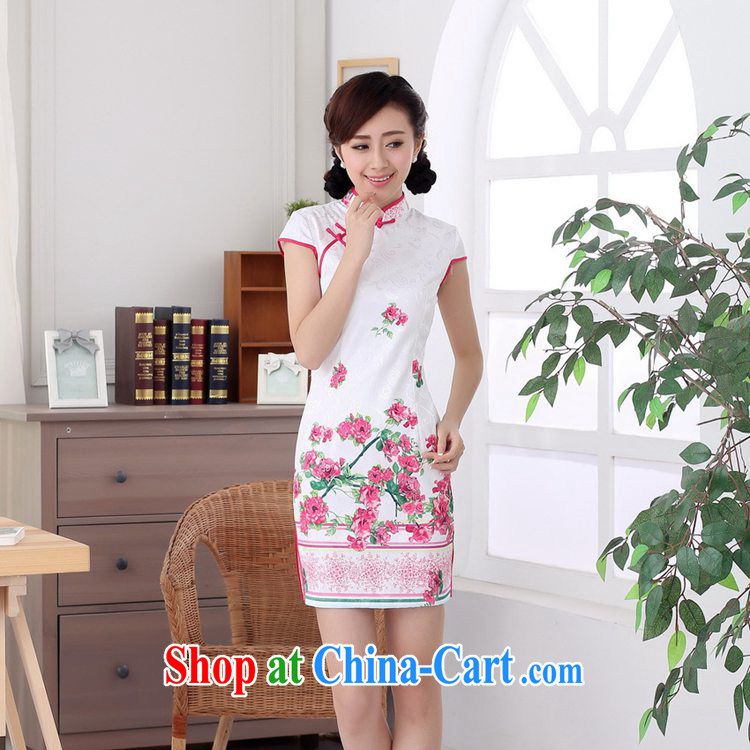 In accordance with the conditions and l summer fashion summer dress retro improved daily Tang on the collar is tight cultivating short-sleeved Chinese cheongsam dress LGD/D #0006 figure 2 XL pictures, price, brand platters! Elections are good character, the national distribution, so why buy now enjoy more preferential! Health