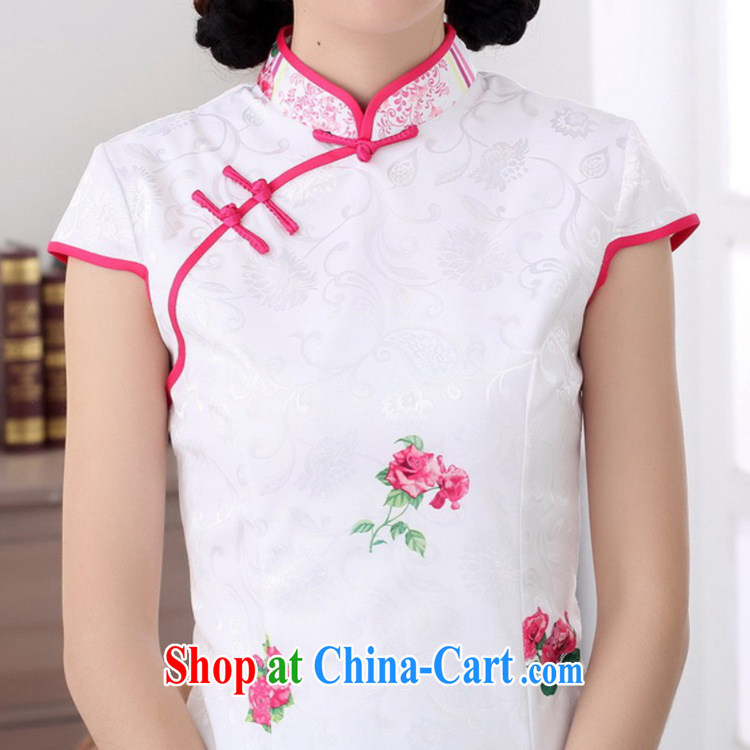 In accordance with the conditions and l summer fashion summer dress retro improved daily Tang on the collar is tight cultivating short-sleeved Chinese cheongsam dress LGD/D #0006 figure 2 XL pictures, price, brand platters! Elections are good character, the national distribution, so why buy now enjoy more preferential! Health