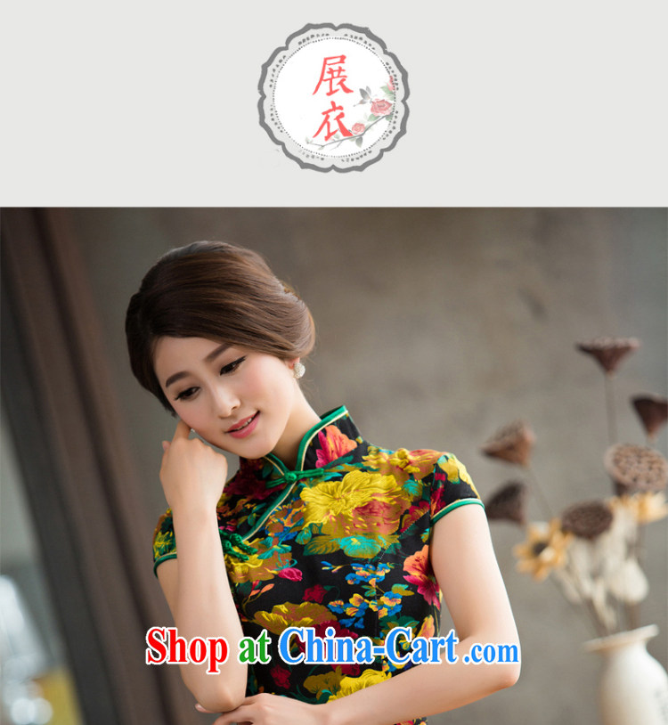 Non-you don't marry everyday robes cotton Ma sexy cheongsam dress retro stretch mandarin gowns, ladies dress cheongsam picture color 2 XL pictures, price, brand platters! Elections are good character, the national distribution, so why buy now enjoy more preferential! Health